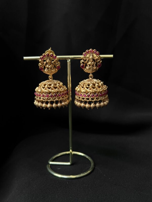 Long necklace set with beautiful jhumka